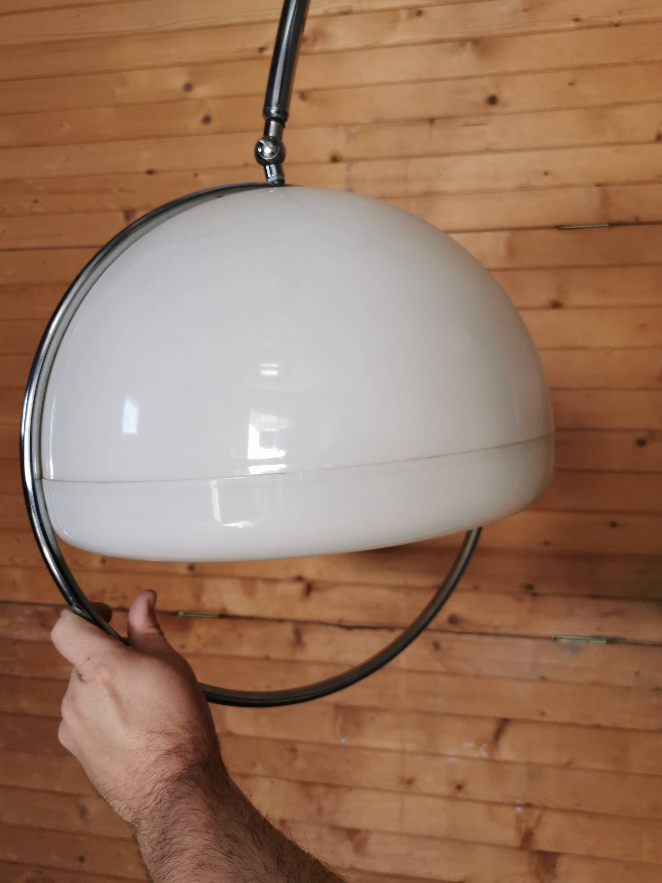 Vintage floor lamp, Arc by Harvey Guzzini 1970