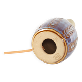 Scandinavian Modern Blue Glazed Stoneware Table Lamp, Søholm Stentøj, 1960s