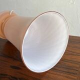 Nude milk glass table lamp | Sweden | 1960s