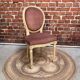 Pink medallion armchair
