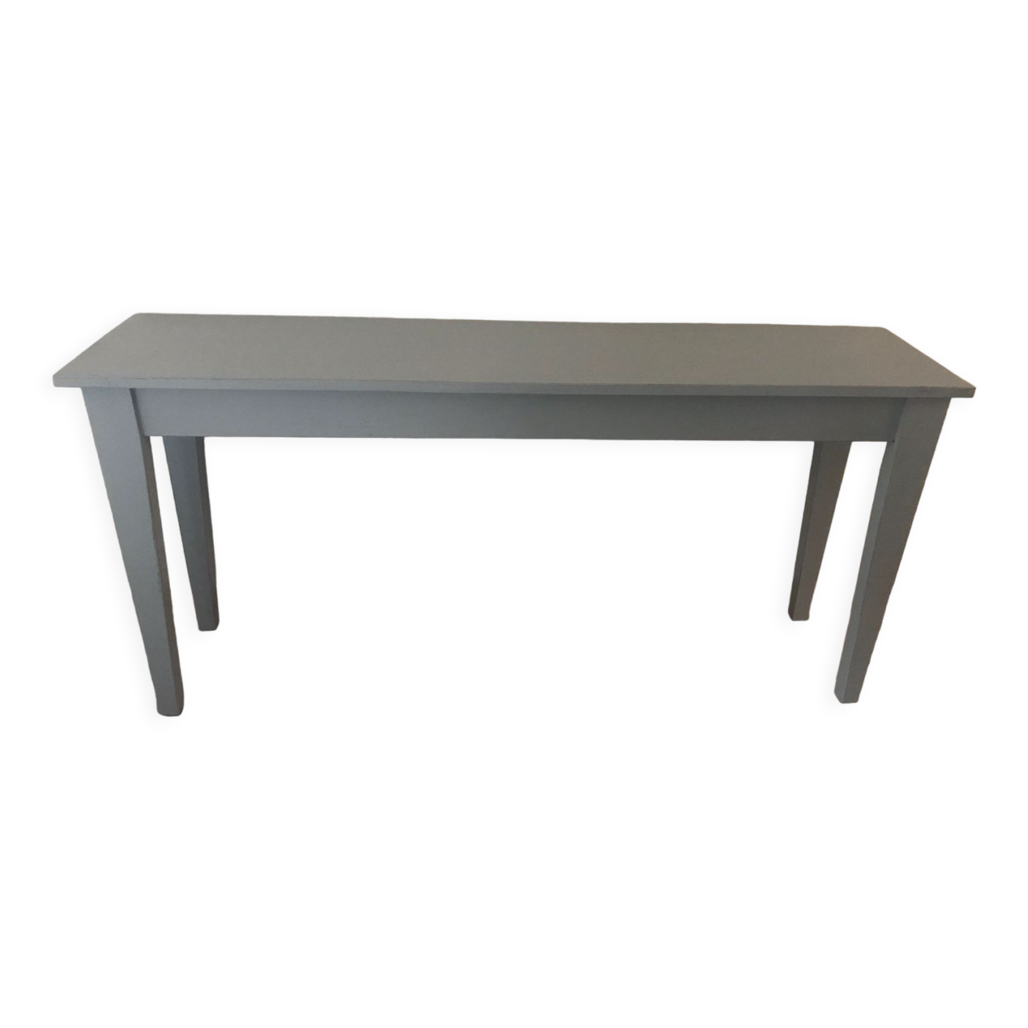 Grey patinated console