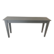 Grey patinated console
