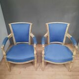 Pair of Directoire style armchairs