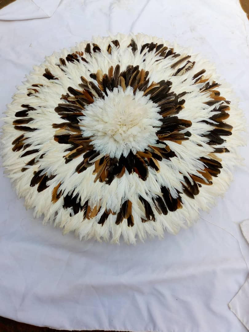Juju Hat inside white natural contour then white then natural then white of 80 cm
