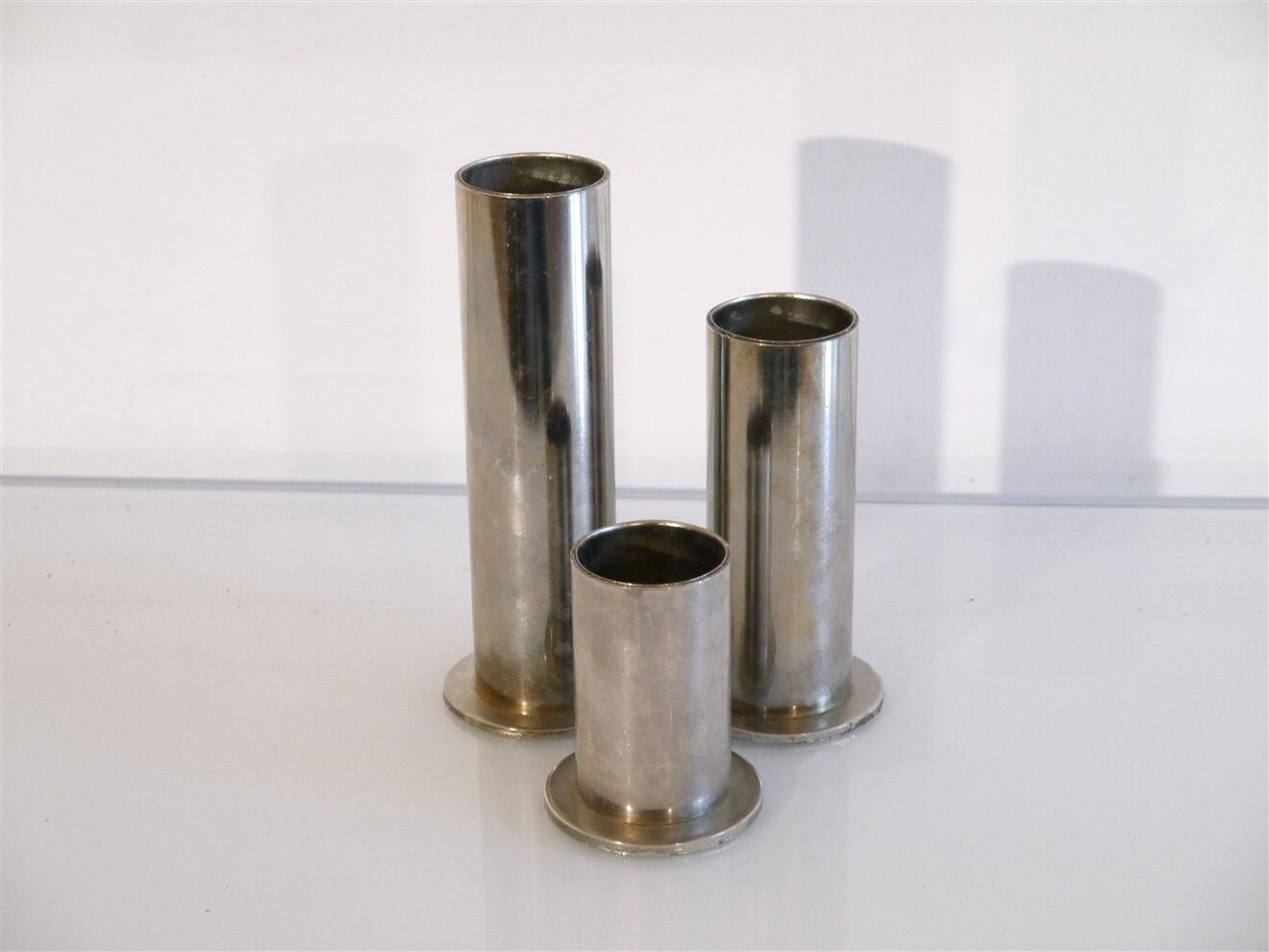 Set of vintage Scandinavian candle holders 1970