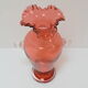 Art Czech glass vase, by Glasswork Novy Bor, 1950s