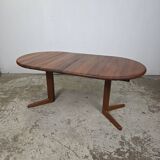 Korup Design, vintage 1960s Danish extendable teak table