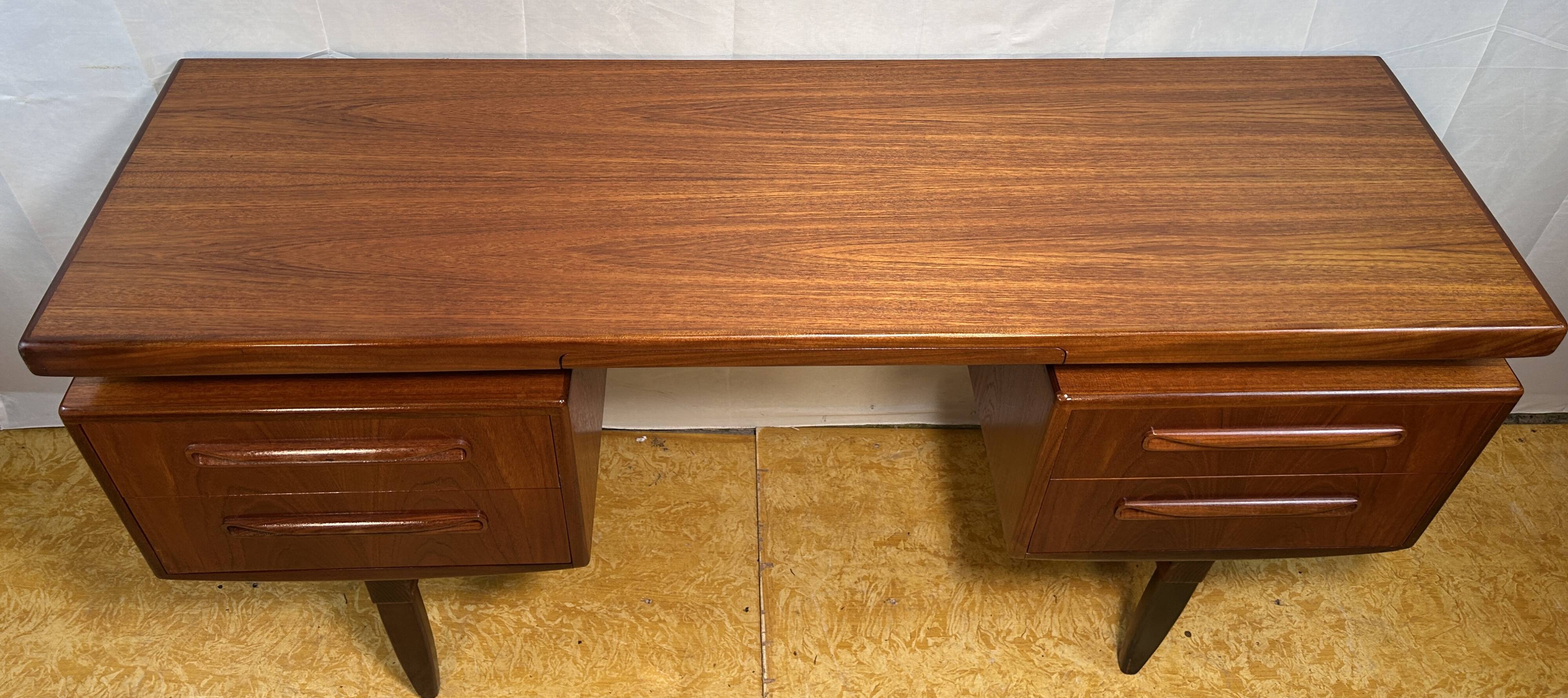 Mid-Century Retro Vintage Teak Floating Top Desk by G Plan Fresco Range Designed by Viktor Wilkins