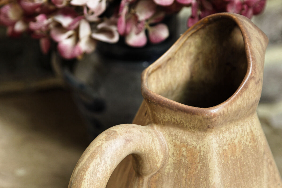 Vallauris ceramic pitcher, 1960s
