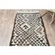 1970s Turkish Oushak Handmade Wool Cotton Brown Runner Rug 94x340