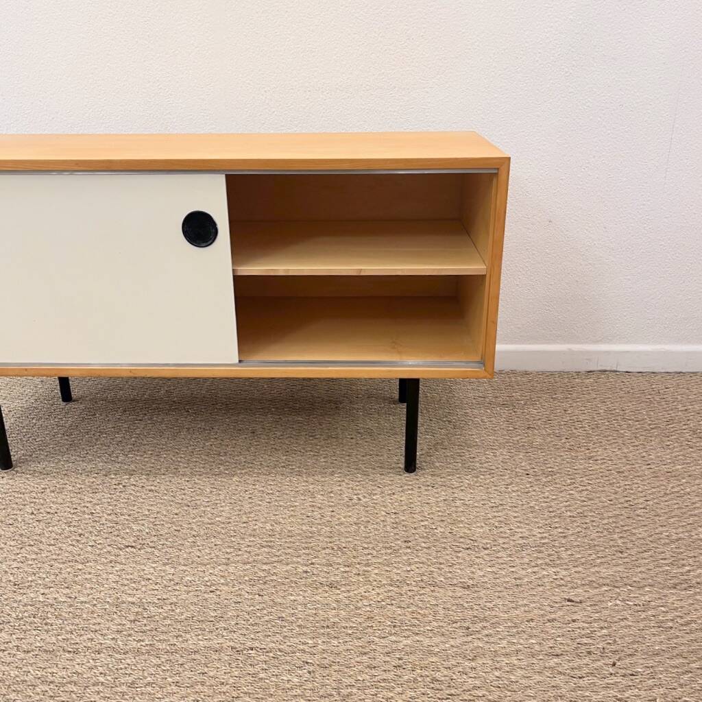 Kurt Thut small cabinet with sliding doors Switzerland 1950s
