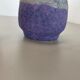 Set of Two Pottery Fat Lava Vases "Purple-Red" by Jopeko, Germany, 1970s