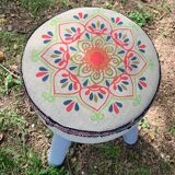 Tabouret repose pied vintage