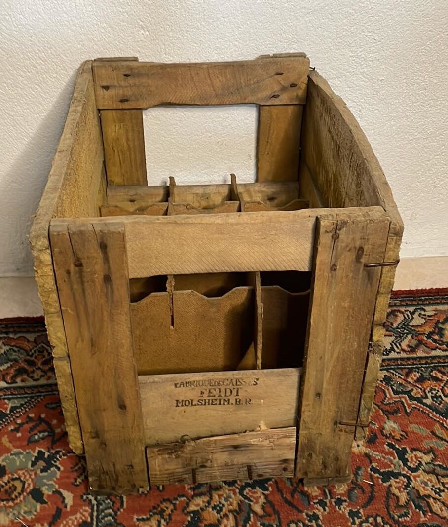 Caisse à bouteilles bière d’alsace