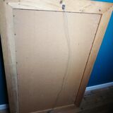 Gilded beveled mirror