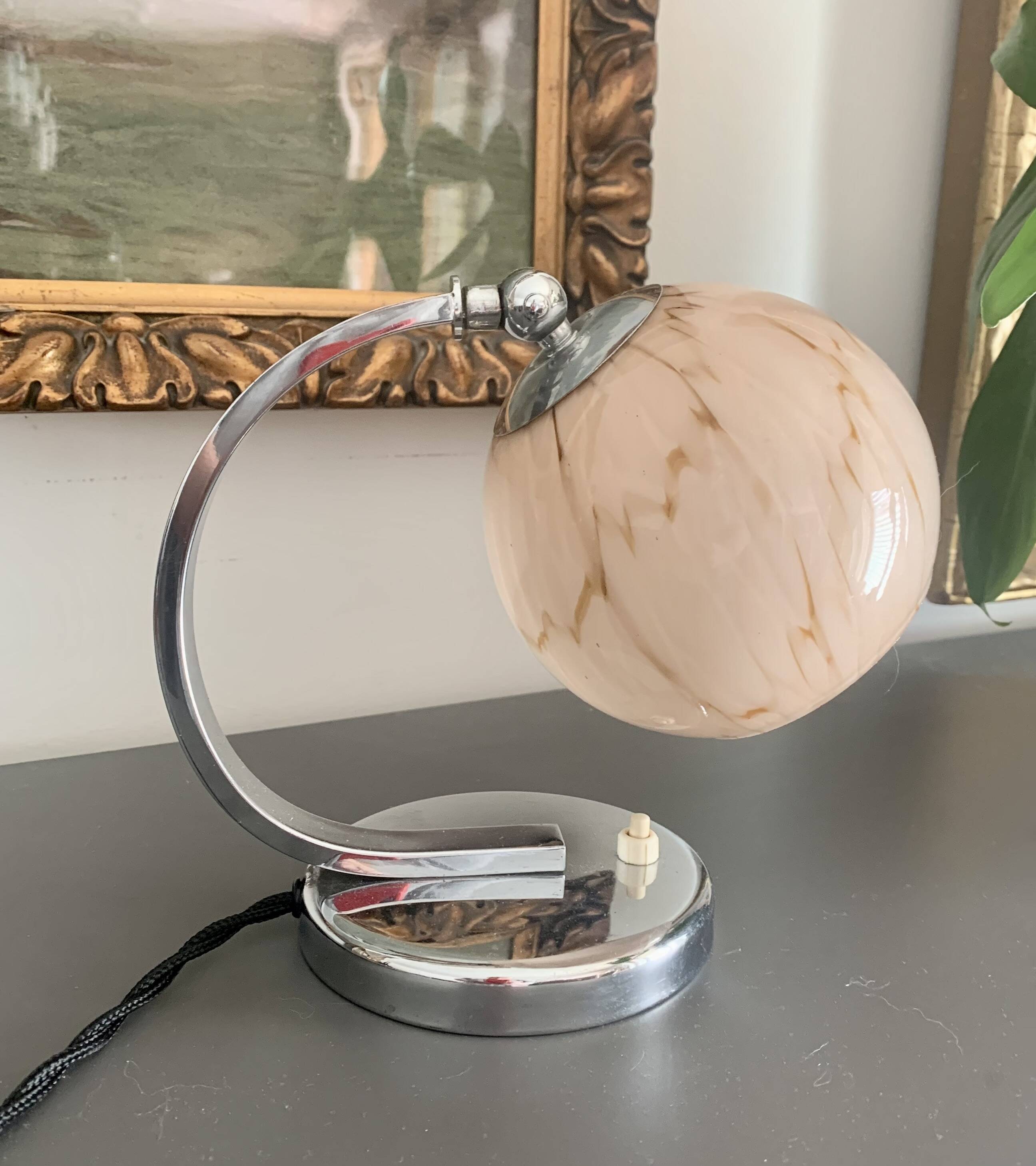 Art Deco table lamp, 1940s