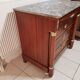 Small Empire dresser with columns detached in Mahogany late 19th century
