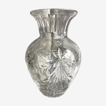 Vase en cristal de bohême