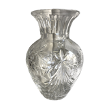 Bohemian crystal vase