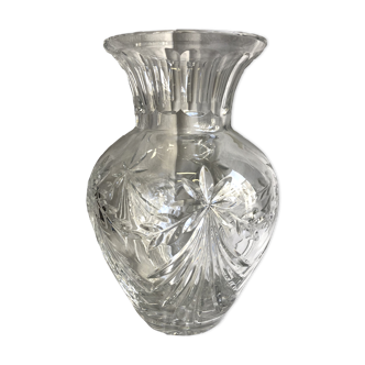 Bohemian crystal vase