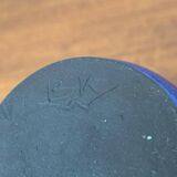 Minimalist mid-century pottery vase by BKW Böttger Keramik Wandsbek, Hamburg, Germany, 1960s.