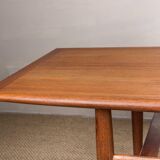 Large Danish teak coffee table, two levels, by Grete Jalk for Glostrup Mobelfabrik.