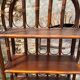 Shelves library in rattan and vintage cannage 70s