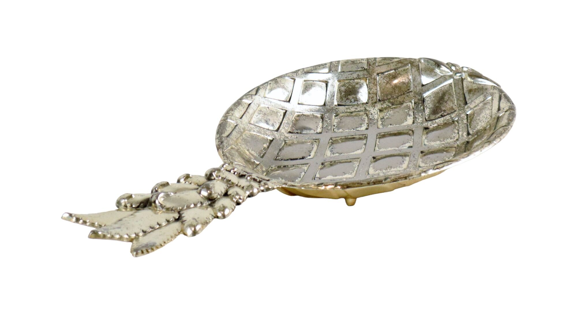 Silver plated metal empty pocket