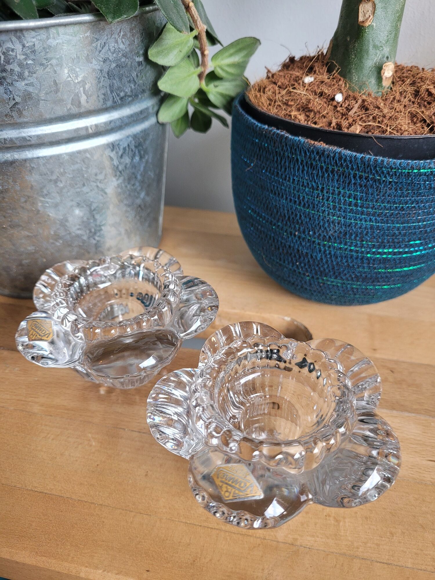 Glass candle holder Art Vannes France