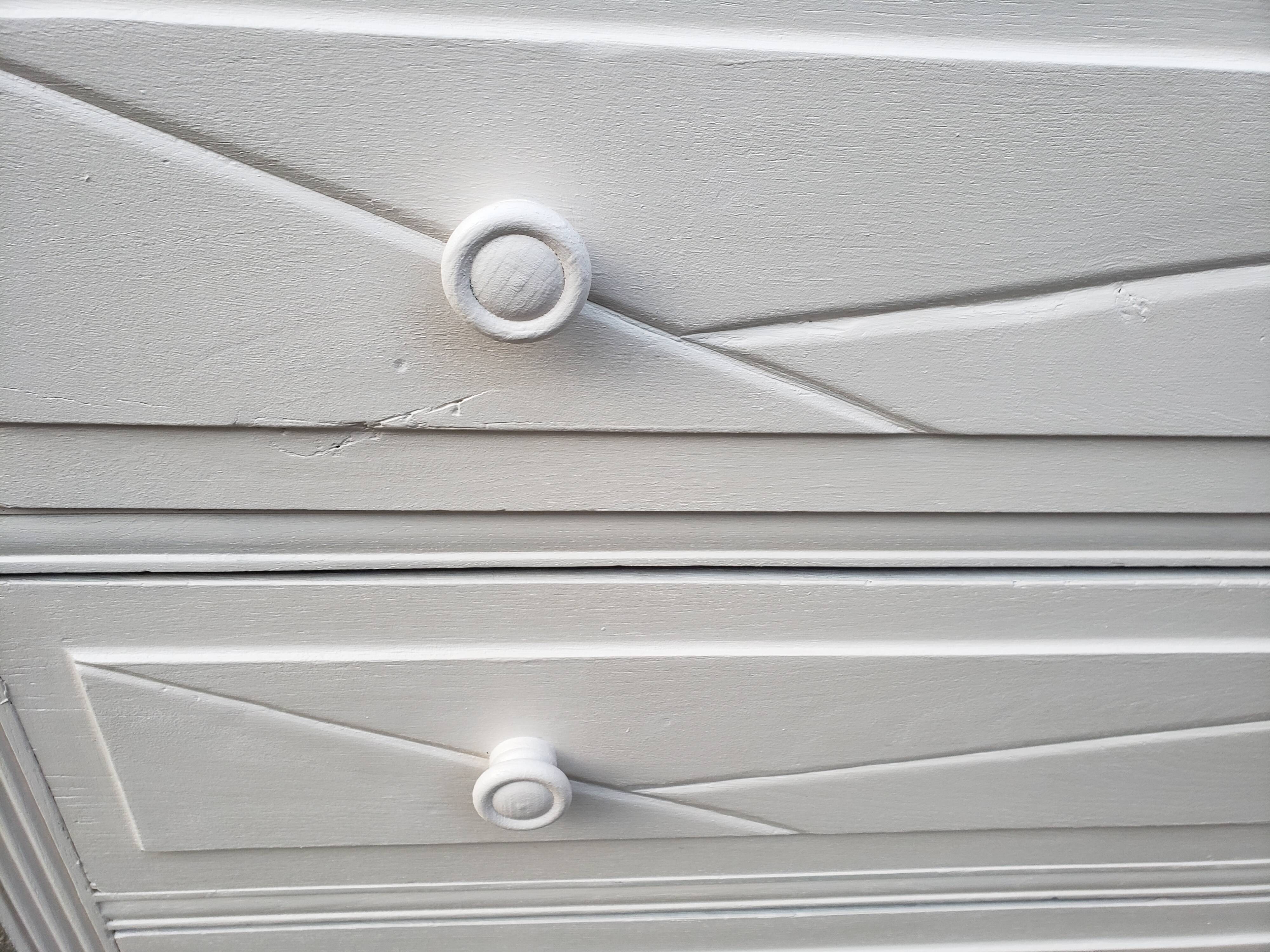 Dresser vintage powder white changing table