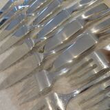 6 fish cutlery sets 12p silver plated metal goldsmith Christofle Concorde