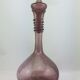 Carafe verre bullé de Biot rose