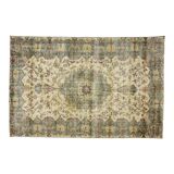 Anatolian handmade vintage rug 250 cm x 167 cm