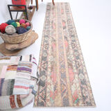 2x11 turkish vintage patchwok rug, 2x11 patchwork runner