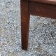 Oak farmhouse coffee table 1 drawer nineteenth century feet bobbins