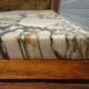 Ancien buffet en chêne et marbre, époque et style Art Déco