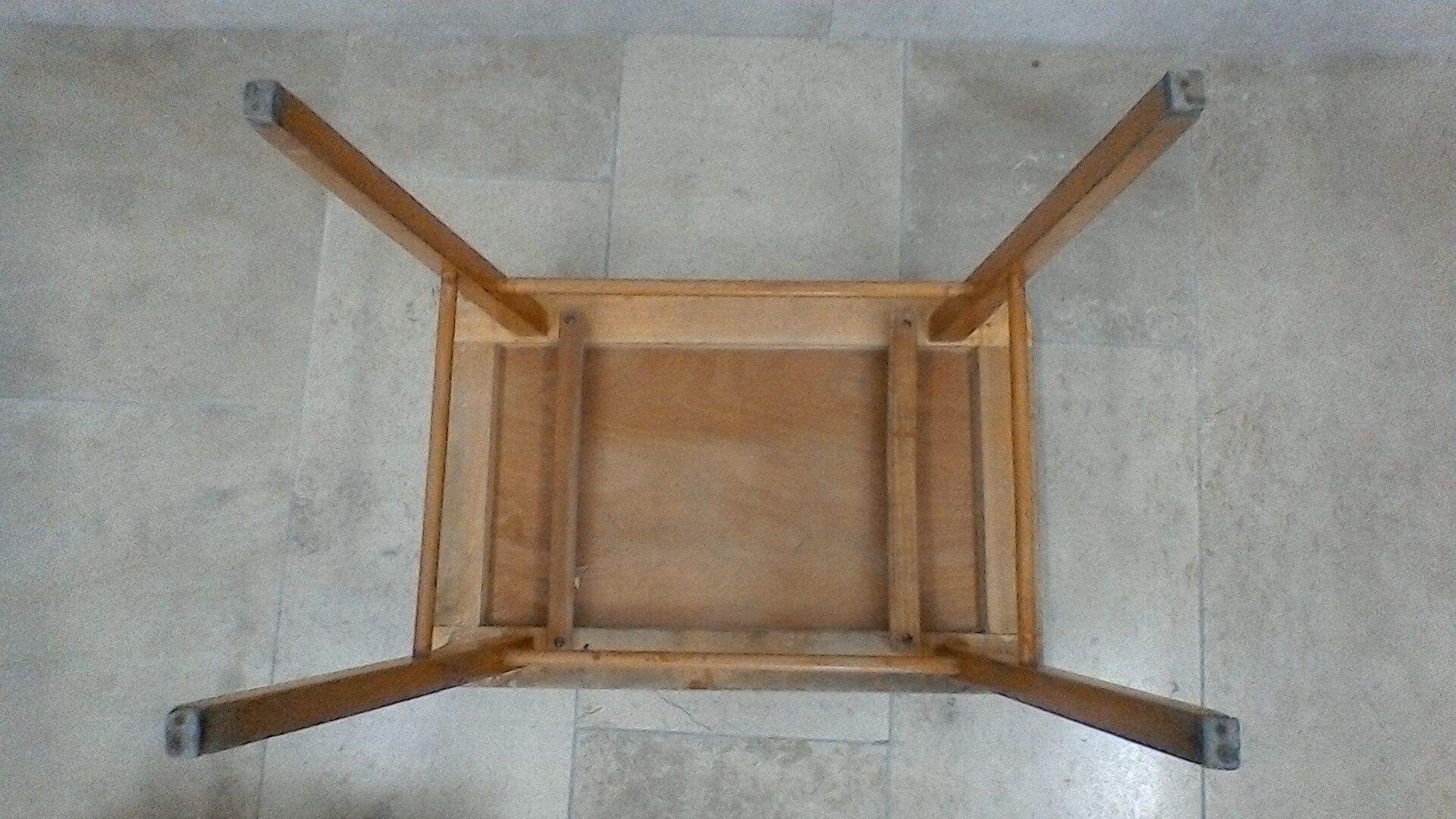 Baumann table and school chair set vintage