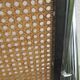 chrome cane folding chair