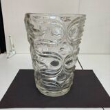 Vase en verre, travail italien, 1970