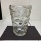 Large vintage 70s glass vase, Italian work