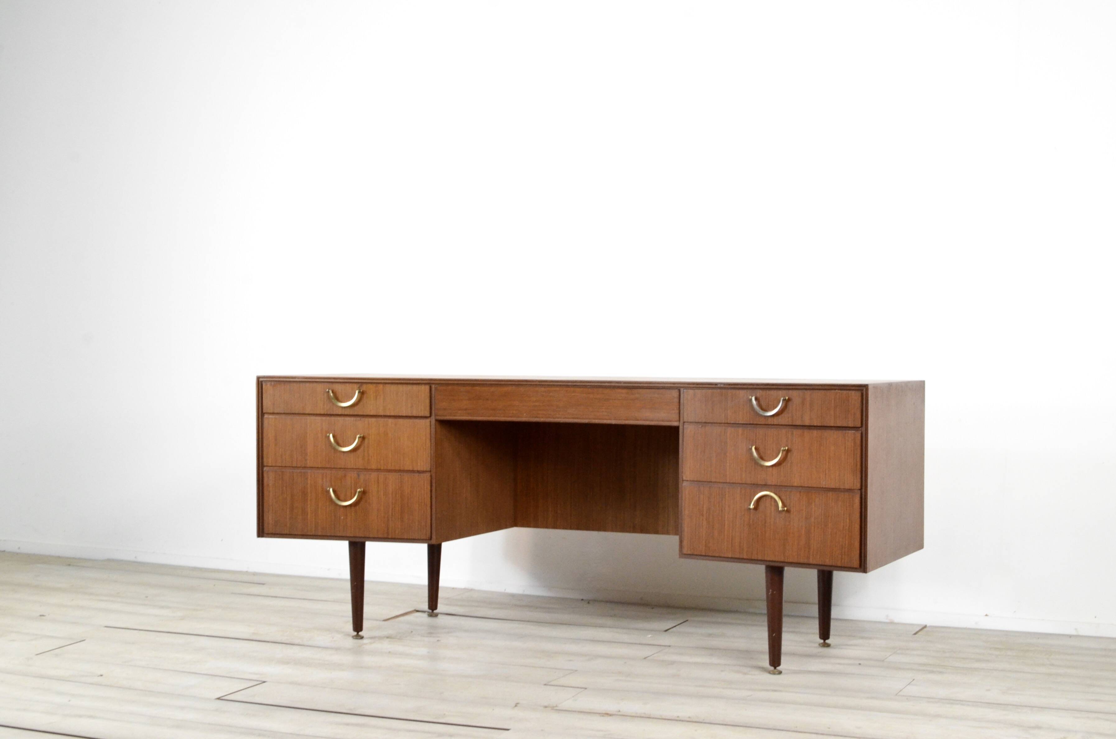 Midcentury Meredew Desk In Teak. Vintage / Modern / Retro / Danish Style.