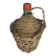 Ancienne bouteille rotin osier déco vintage bottle rattan wicker