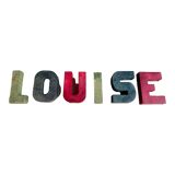 Wooden letters