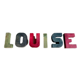 Wooden letters