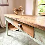 Weathered farm table