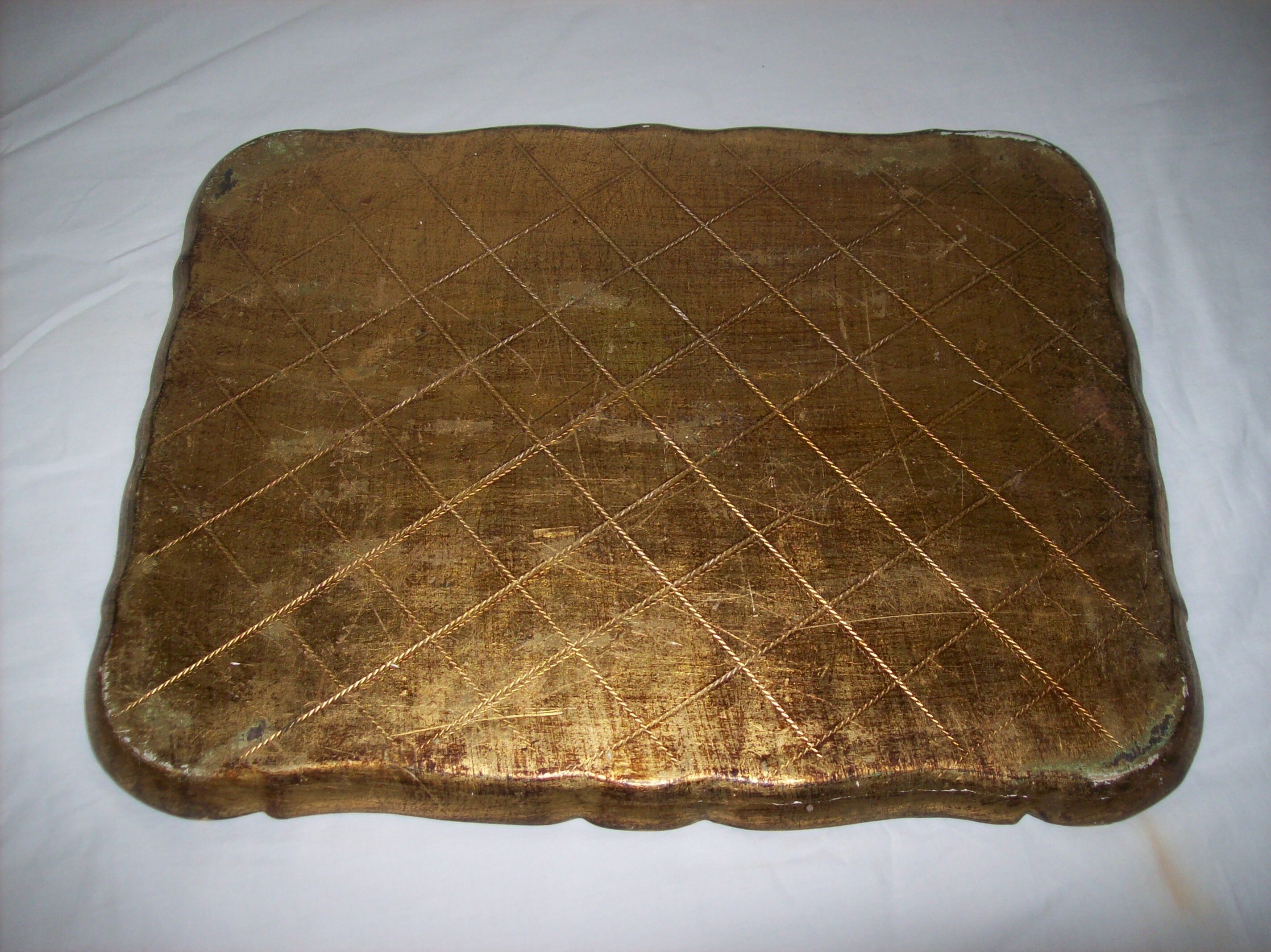 Venetian-style vintage platter