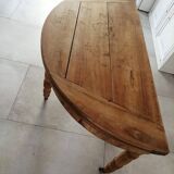 half moon console table