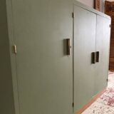 Asymmetrical wardrobe from the 1950s.