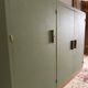 Asymmetrical wardrobe from the 1950s.