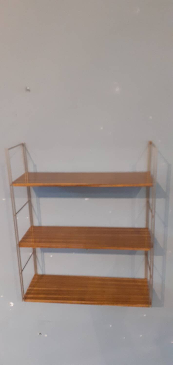 Étagère murale vintage année 60 métal laqué